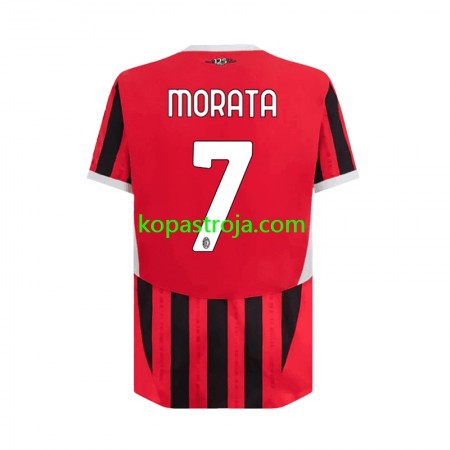 Billiga Fotbollströjor AC Milan Alvaro Morata 7 Hemma tröja 2024/25 Kortärmad